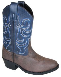 Smoky Mountain Boots Youth Monterey Brown Navy