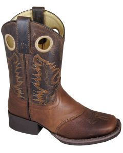 Smoky Mountain Boots Youth Brown Embossed