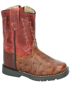 Smoky Mountain Boots Toddlers Autry Cognac Red