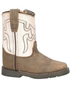 Smoky Mountain Boots Toddlers Autry Brown Distress Antique White