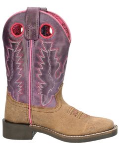 Smoky Mountain Boots Kids Tracie Brown Distress Purple