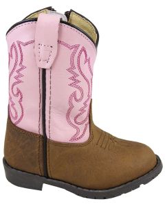 Smoky Mountain Boots Toddlers Hopalong Brown Pink