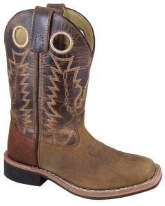 Smoky Mountain Boots Toddlers Autry Brown Distress Brown Crackle