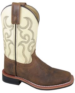 Smoky Mountain Boots Kids Scout Brown Cream