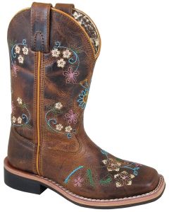 Smoky Mountain Boots Kids Floralie Brown