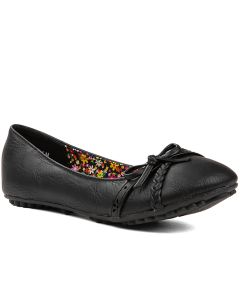 Jellypop Kids Quil Belted Flat Black