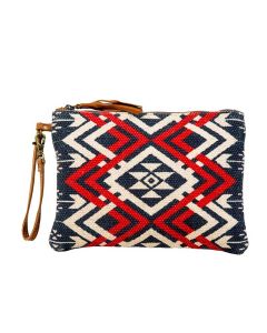Myra Bag Chaco Weaver Pouch Red Aztec