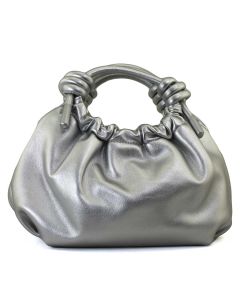 BC Handbags Knot Bag Silver