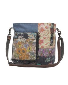 Myra Bag Le Fleur Blu Shoulder Bag Floral
