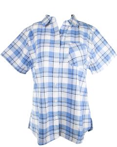 Stillwater Supply Co. Ladies Yarn Dyed Plaid Shirt Blue