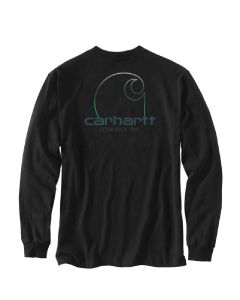 Carhartt Loose Fit Heavyweight Graphic T-Shirt Black