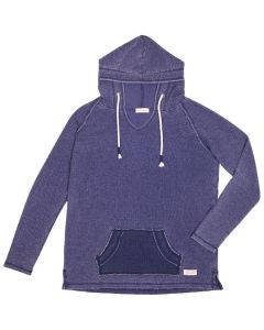 Simply Southern Terry Rope Hoodie Colbalt