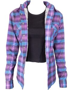 Stillwater Supply Co. Ladies Flannel Shirt Jacket Violet