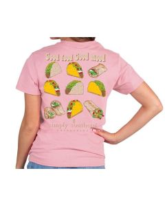 Simply Southern Short Sleeve Tacos Tee Crepe