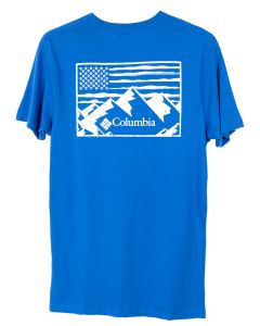 Columbia Sportswear MOUNTAIN MAJESTY Short Sleeve T-Shirt Vivid Blue