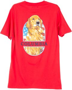 Columbia Sportswear BARKLEY Short Sleeve T-Shirt Mountain Red