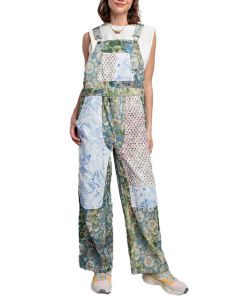 Easel Floral Overalls Water Paint