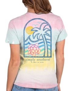 Simply Southern SEAVIEW SHORT SLEEVE TEE Palm