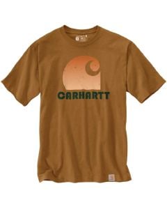 Carhartt Loose Fit Heavy Weight Graphic T-Shirt Brown