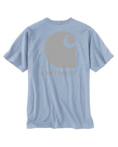Carhartt Relaxed Fit Heavy Weight Graphic T-Shirt Fog Blue