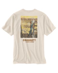 Carhartt Relaxed Fit Heavy Weight Farm Graphic T-Shirt Malt
