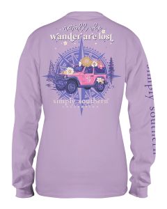 Simply Southern Ls Wander Tee Lilac