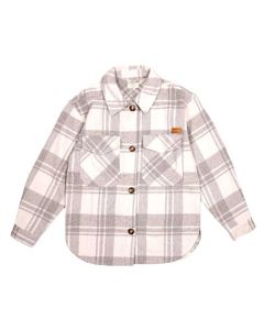 Simply Southern Shacket Jacket Steel