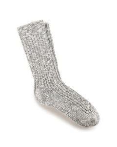 Birkenstock Cotton Slub Socks Grey White