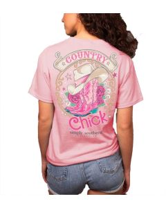 Simply Southern Country Chick T-Shirt Lotus