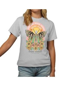 Simply Southern Boxy Kind T-Shirt Silver