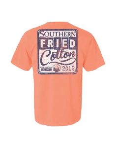 Southern Fried Cotton 100% Southern T-Shirt Neon Red