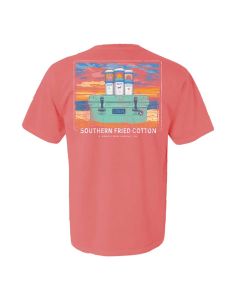 Southern Fried Cotton Sunsets & Seltzers T-Shirt Watermelon