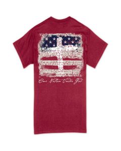 Southern Couture One Nation T-Shirt Cardinal Red