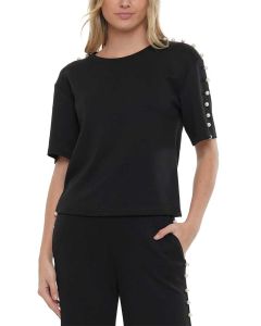 Why Dress Light Lyocell Top With Pearl Black