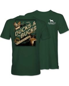 Straight Up Southern Ducks And Bucks T-Shirt Forest