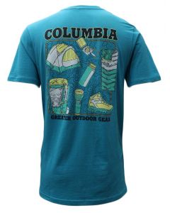 Columbia Sportswear Glorp Ss Tee Emerald