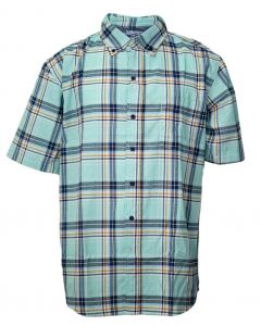 Stillwater Supply Co. Yarn Dyed Plaid Shirt Green