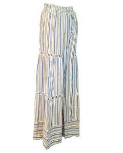 Angie Clothing Striped Pants Ivory