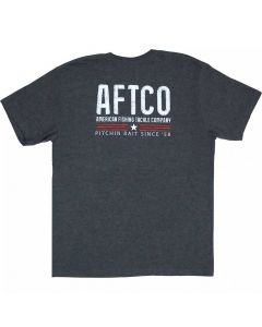 Aftco Pitchin' T-Shirt Graphite Heather