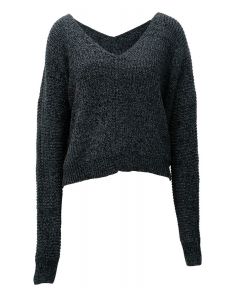 Hyfve V-Neck Sweater Black