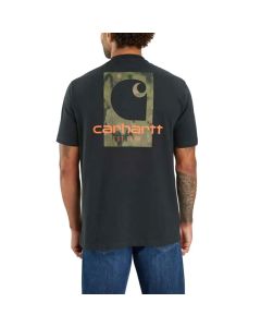 Carhartt Loose Fit Heavyweight Pocket T-Shirt Black Camo