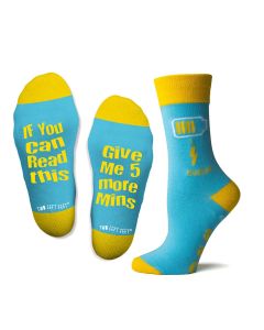 Two Left Feet Women's If You Can Read This Socks 5 More Minutes