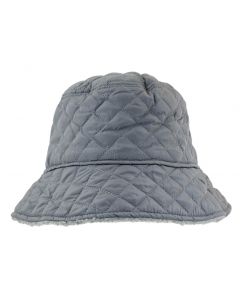 Britt's Knits Rev Sherpa Bucket Hat Grey