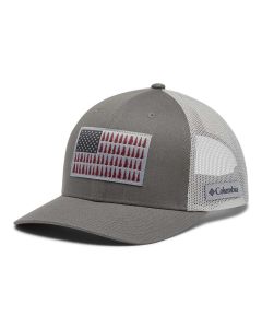 Columbia Sportswear Tree Flag Mesh Snapback Hat Titanium