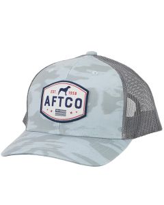 Aftco Best Friend Trucker Light Gray Blur Camo