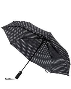 Westend Compact Umbrella Black Polka