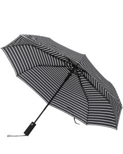 Westend Compact Stripe Umbrella Black Stripe