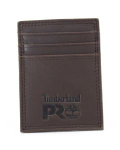 Timberland Pullman Front Pocket Wallet Dark Brown