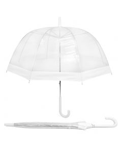 Parquet Plain Umbrella Clear