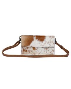 Myra Bag Orientation Wallet White Brown